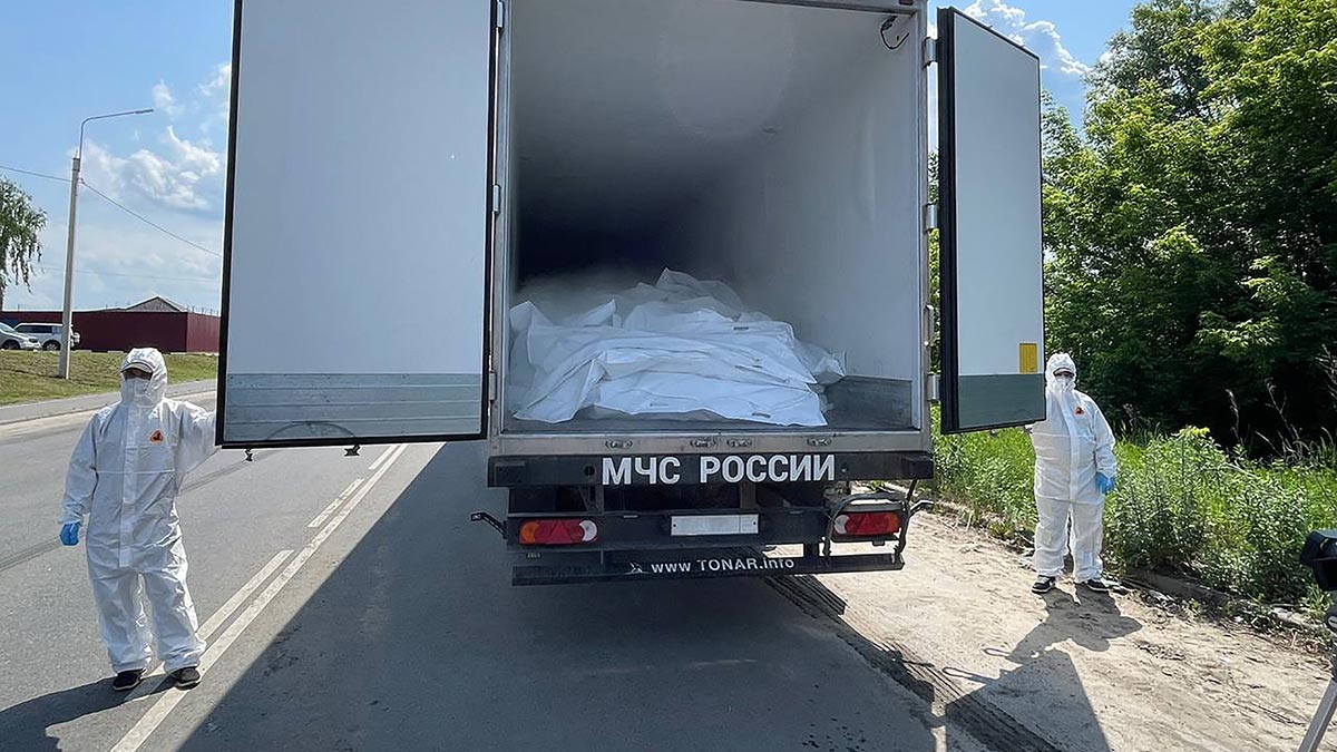 Украина сообщила, что получила еще 1200 тел погибших военных