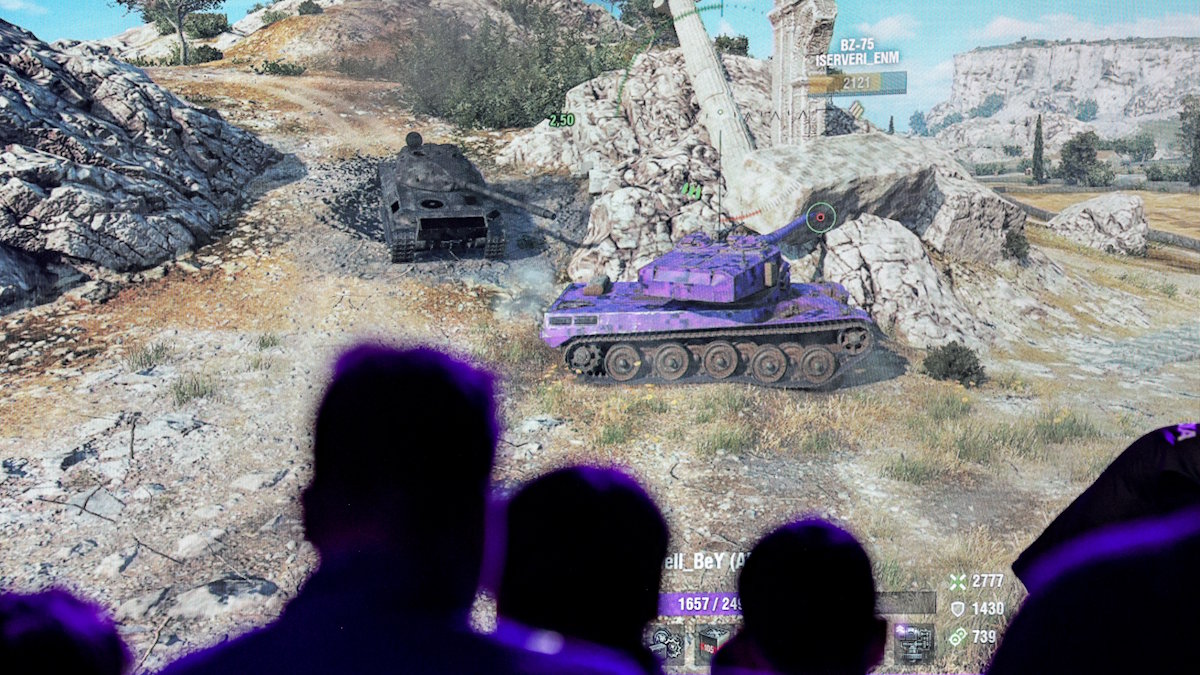 Турнир по компьютерной игре "Мир танков" (иллюстрация)
