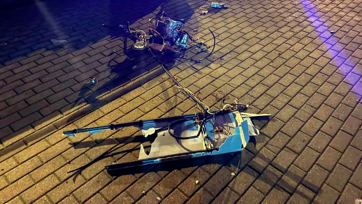 Упавший в Минске БПЛА был снаряжен тротилом, сообщили в СК РФ