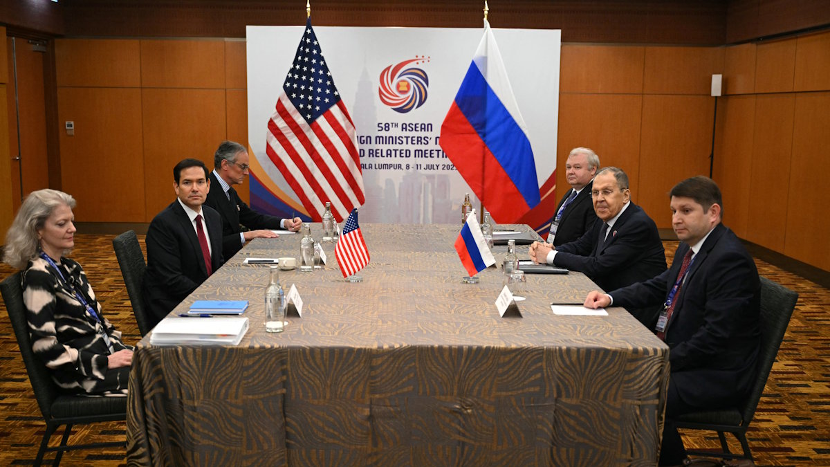 Встреча министра иностранных дел РФ Сергея Лаврова и госсекретаря США Марко Рубио в Малайзии