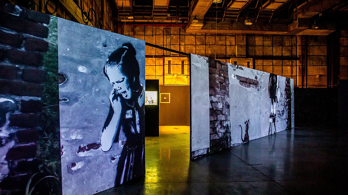 Выставка Banksy в Свердловской киностудии в Екатеринбурге (архивное фото)