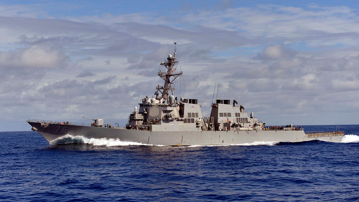 Ракетный эсминец USS Higgins