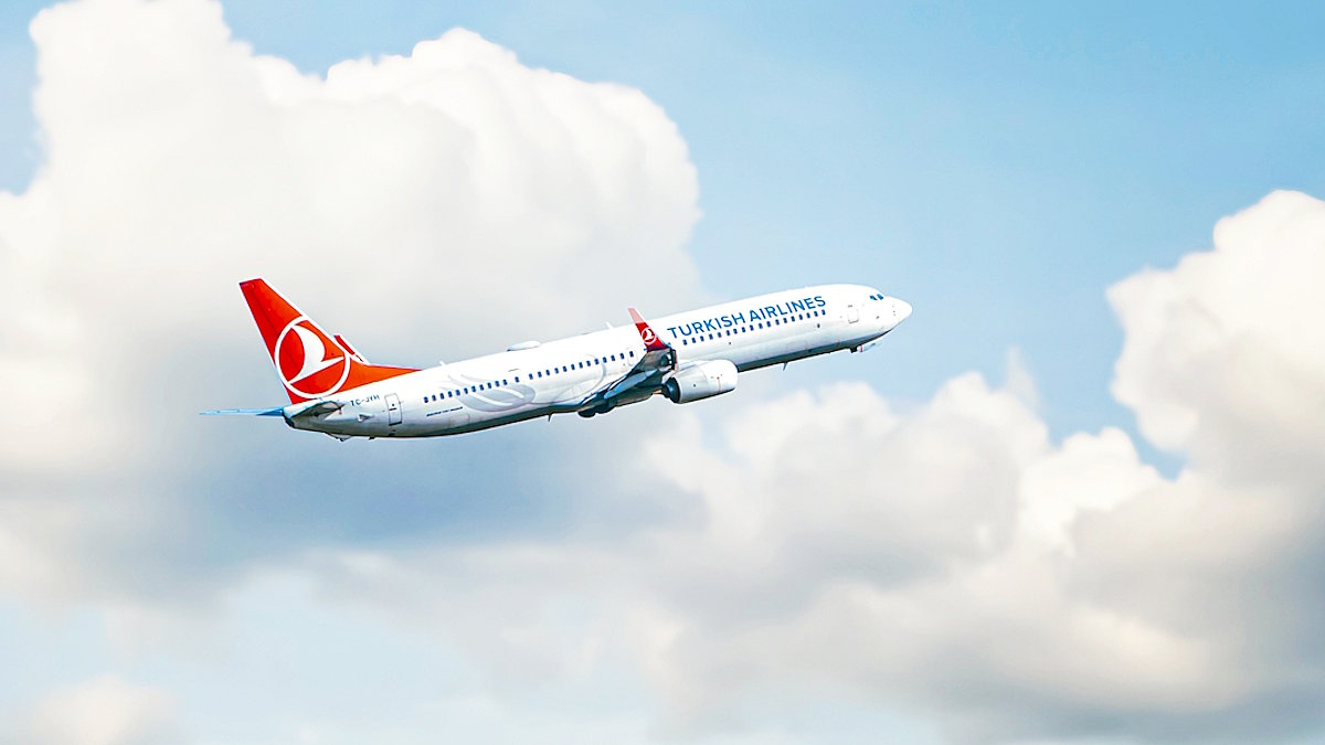 Самолёт авиакомпании Turkish Airlines (иллюстрация)