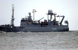 Российский БЭК потопил разведывательный корабль "Симферополь" ВМС Украины в устье Дуная