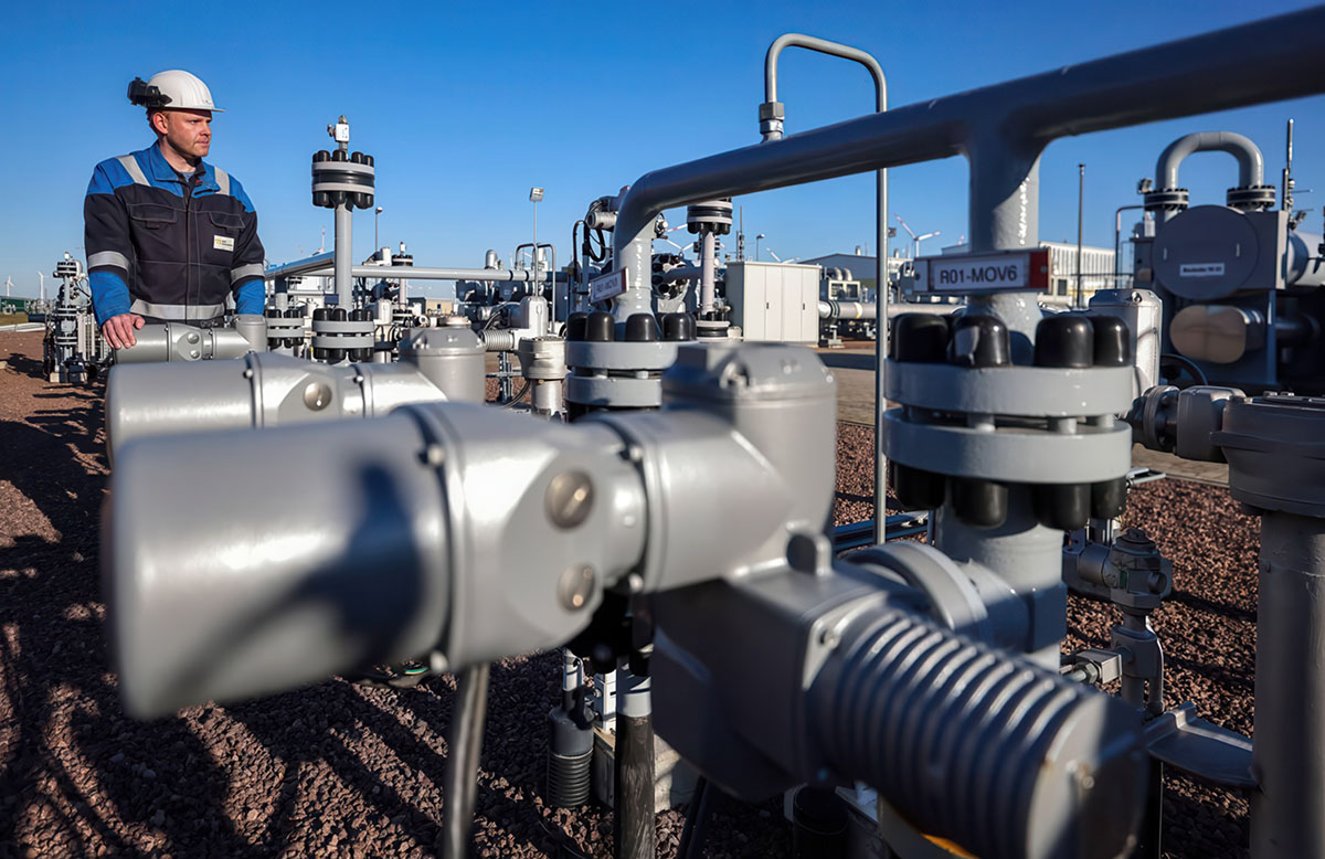 Tерритория подземного газохранилища VNG AG Германия