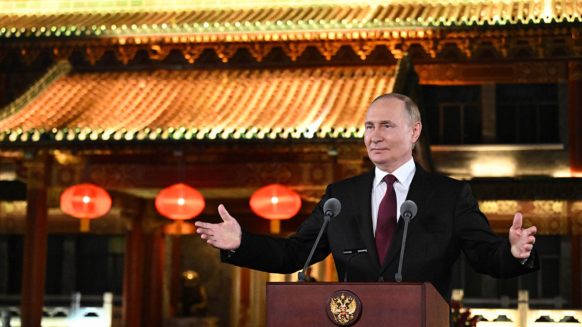 Президент РФ Владимир Путин в Китае