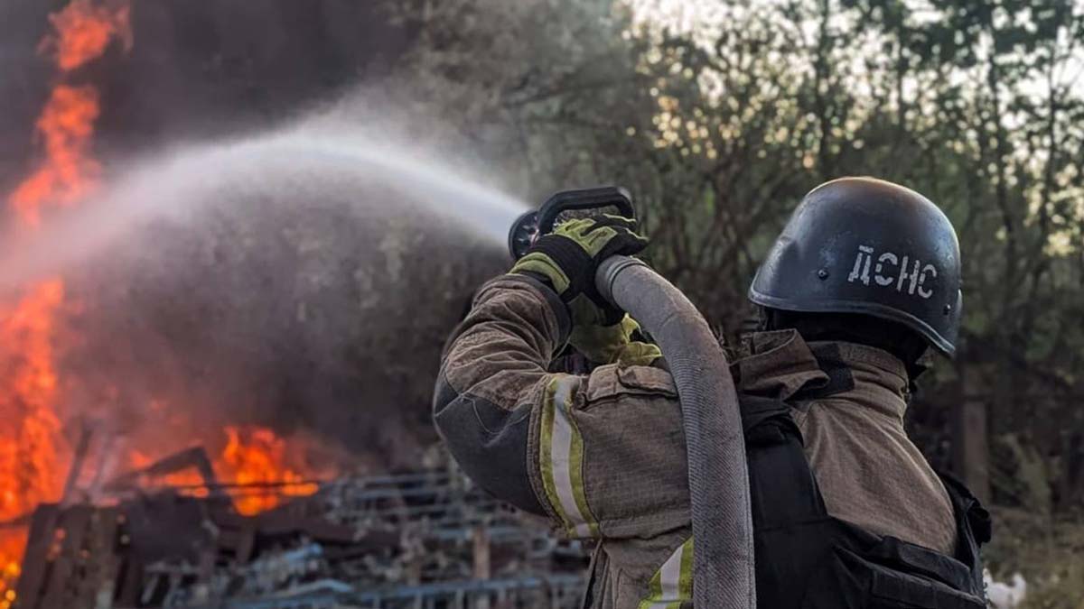 Повреждение ТЭС в Киевской области
