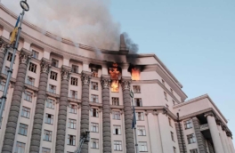 Появились подробности о пожаре в здании кабмина в Киеве
