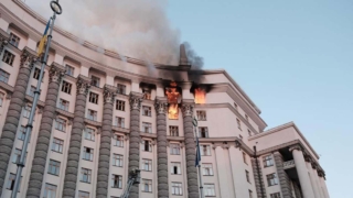 Появились подробности о пожаре в здании кабмина в Киеве
