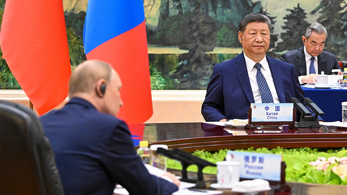 Официальный визит президента РФ Путина в Китай