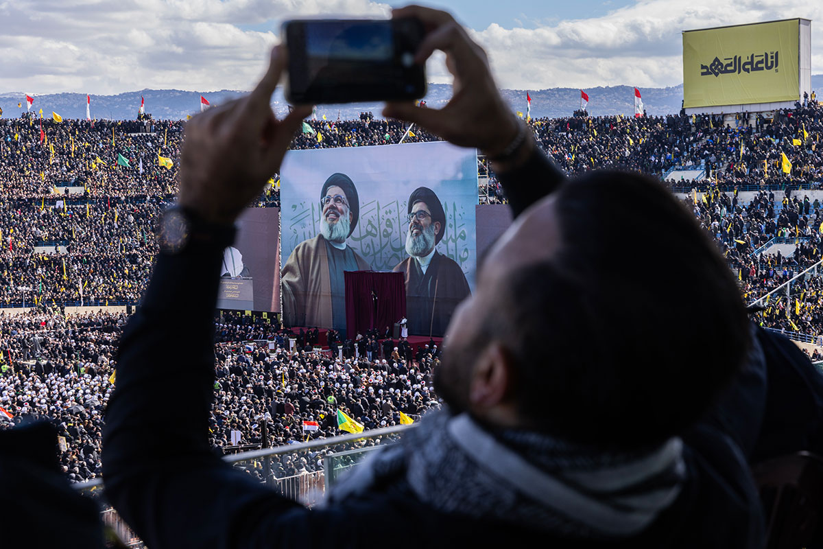 Похороны лидеров Хезболлы Хасана Насраллы и Хашема Сафиеддина