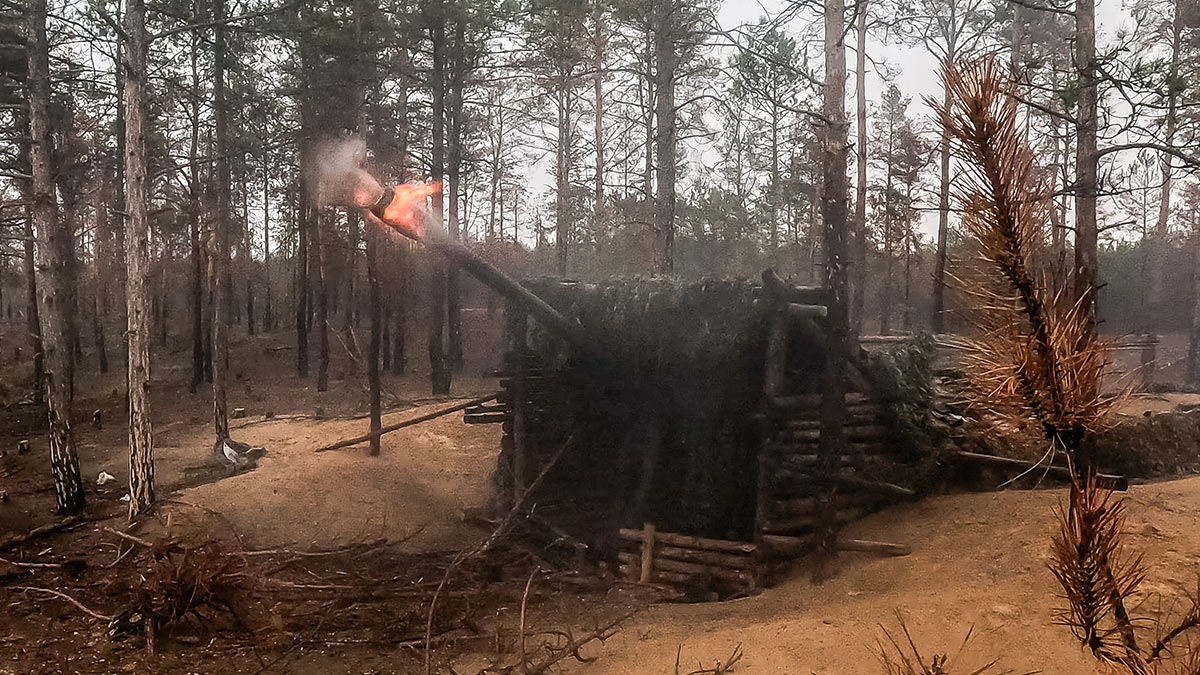 Боевая работа расчета 152-мм гаубицы 2А62 "Мста-Б"