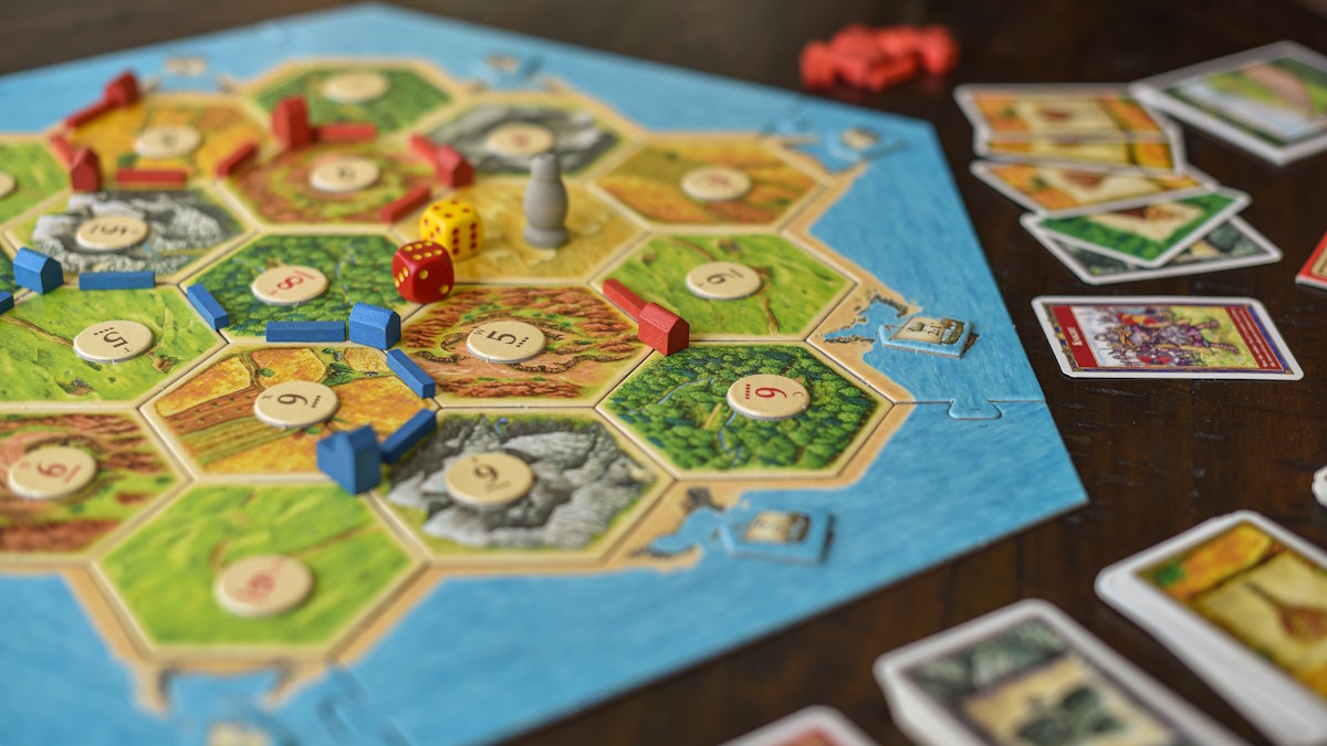 Настольная игра "Колонизаторы" (иллюстрация)