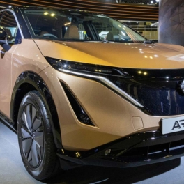 Nissan готовит рестайлинговую версию электрокроссовера Ariya к дебюту