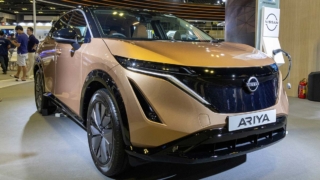 Nissan готовит рестайлинговую версию электрокроссовера Ariya к дебюту