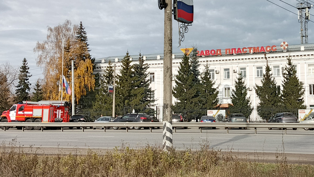 Обстановка у завода "Пластмасс" в Копейске