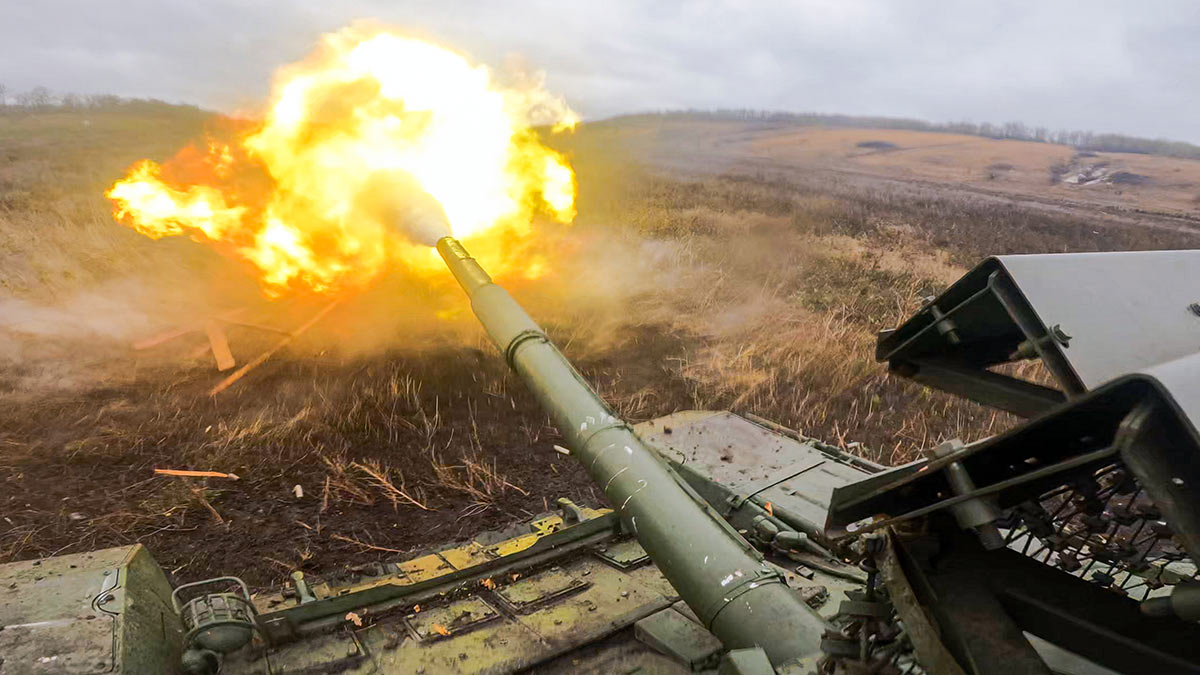 Работа танка Т-72БМ2 в зоне СВО