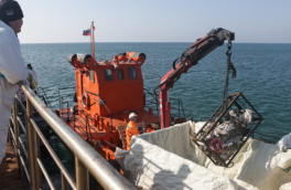 Осенние штормы подняли мазут со дна Чёрного моря
