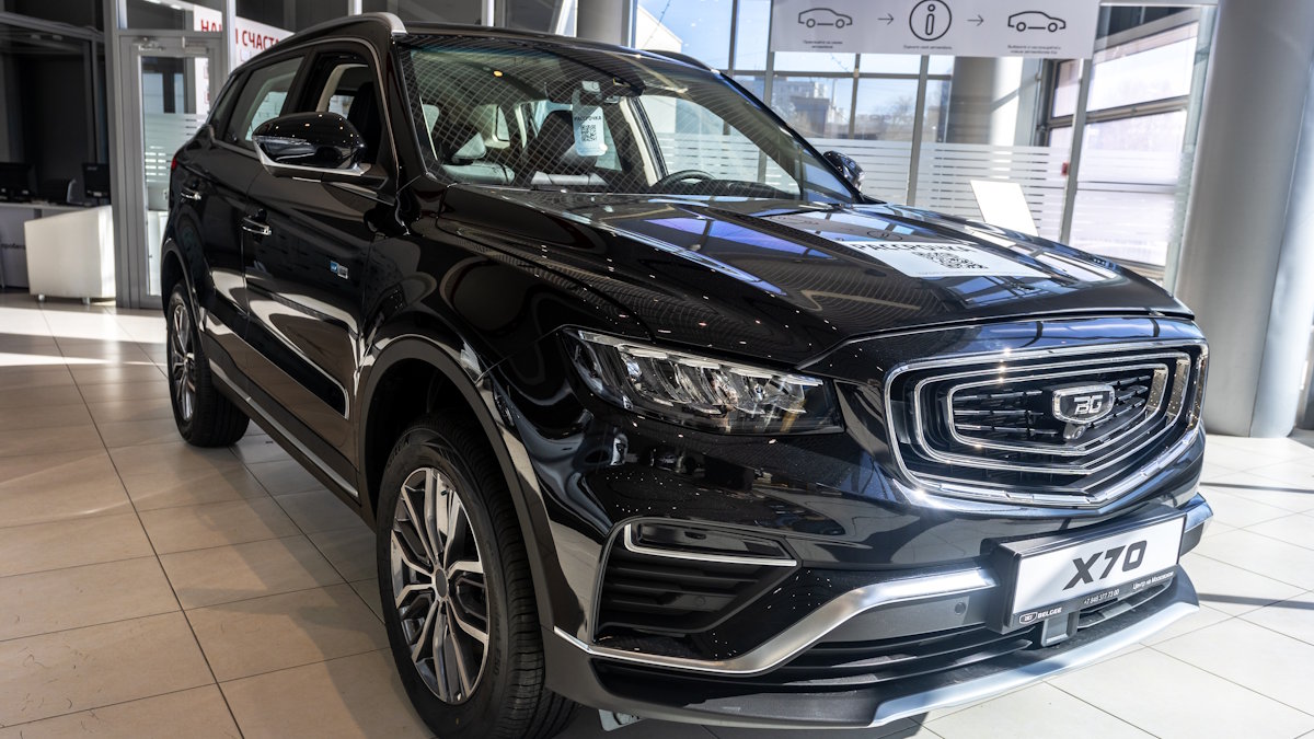 Belgee X70 вышел в топ-3 продаж на 44-й неделе