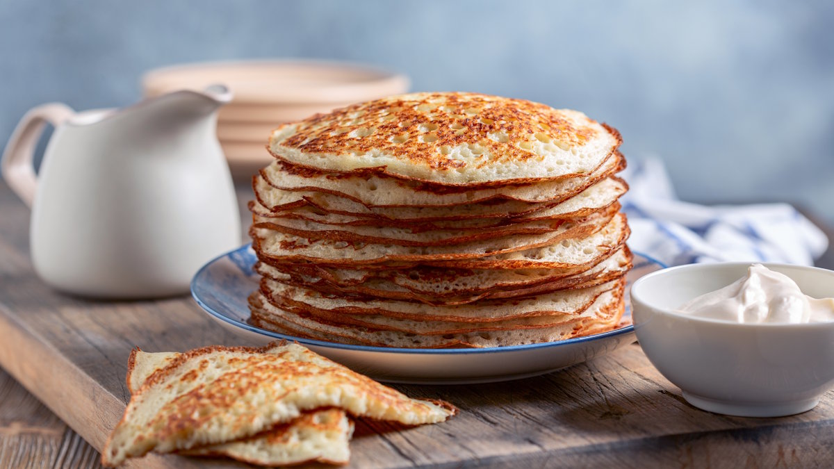 Простой секрет пышных блинов