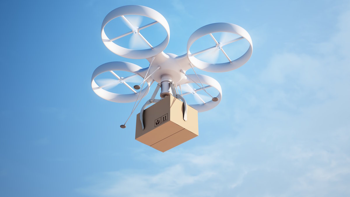 Дрон доставщик