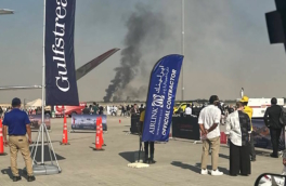 Индийский истребитель разбился на авиашоу в Дубае