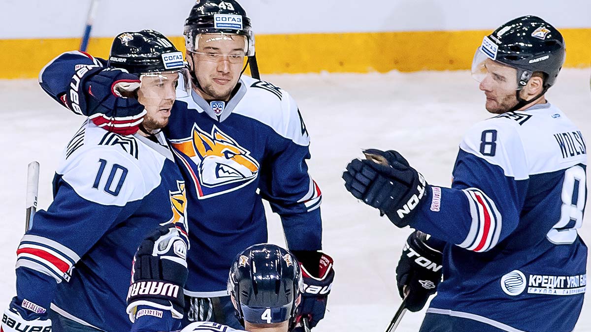 Матч "Металлург" — "Барыс"