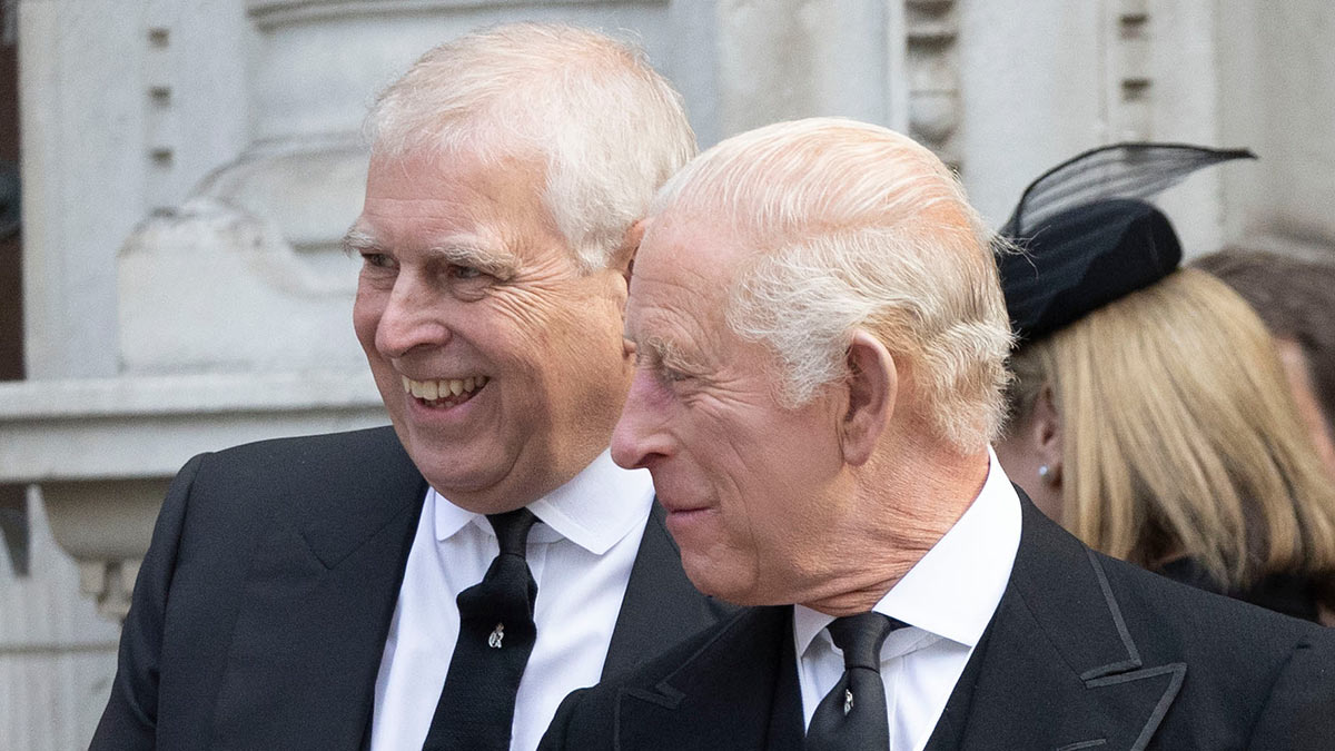 Принц Эндрю и король Великобритании Карл III