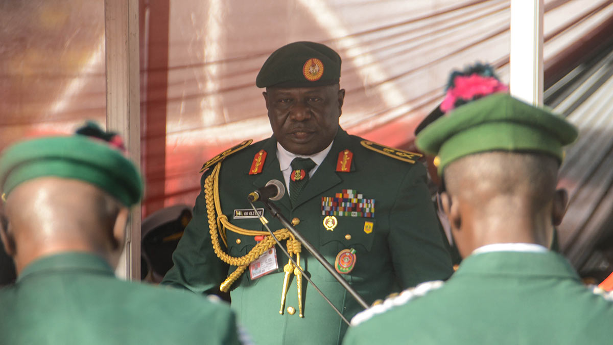 Начальник Генштаба Сил обороны Нигерии генерал Олуфеми Олуйеде