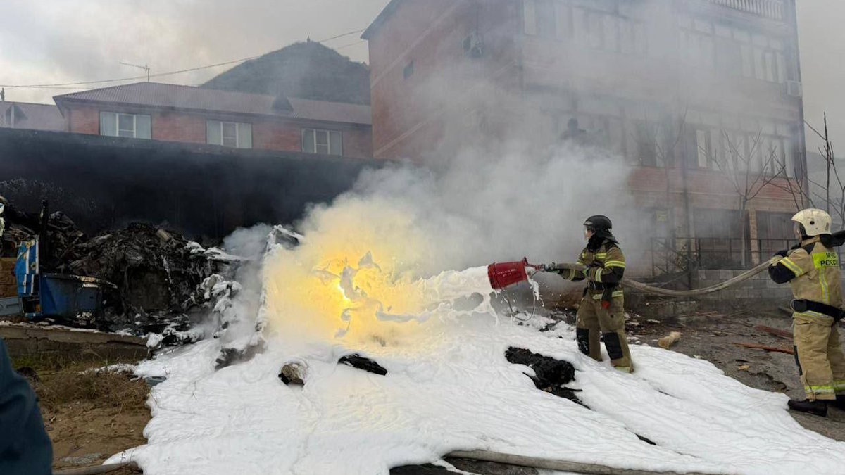 Падение вертолета в н.п. Ачи-Су Карабудахкентского района