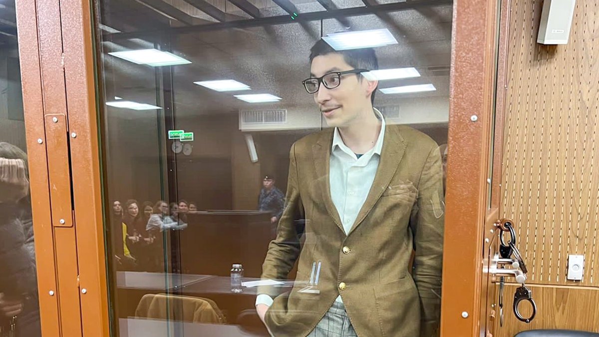 Акционист Павел Крисевич (признан в РФ иностранным агентом)