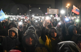 Массовый антиправительственный митинг прошёл в Братиславе