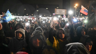 Массовый антиправительственный митинг прошёл в Братиславе