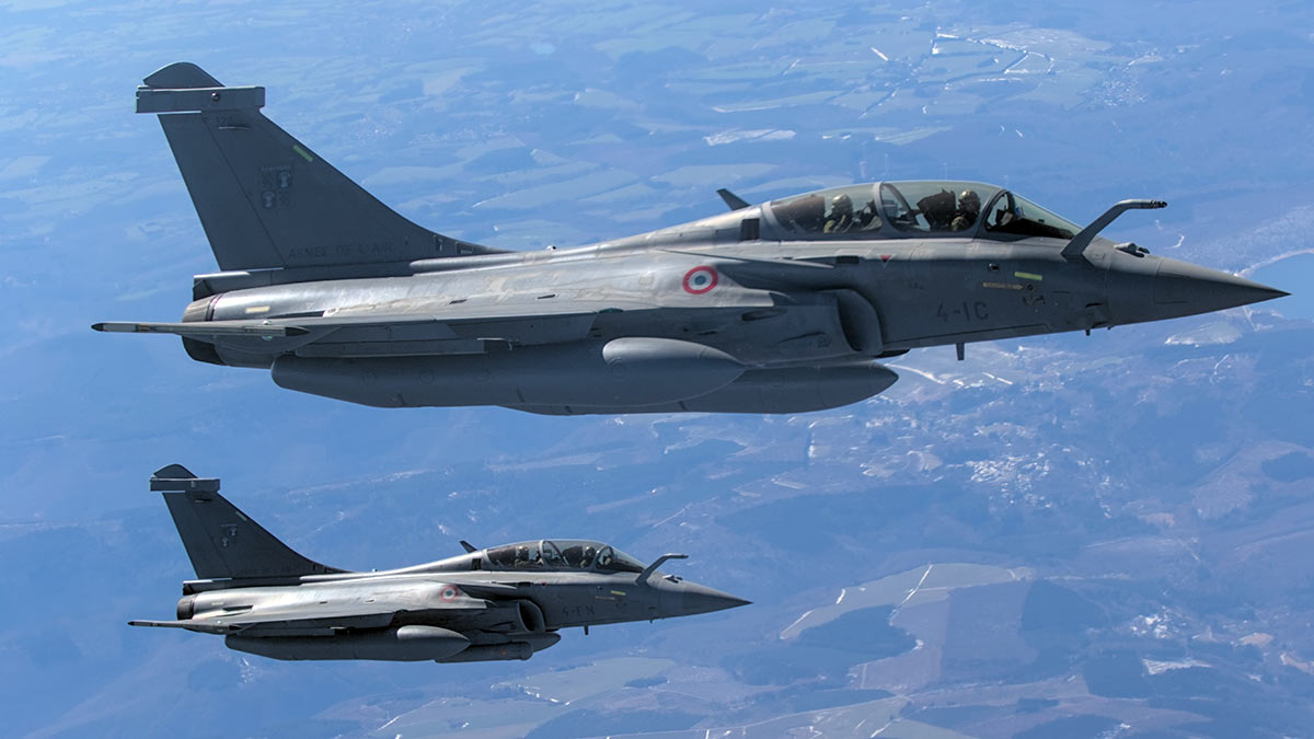 Французские многоцелевые истребители Dassault Rafale