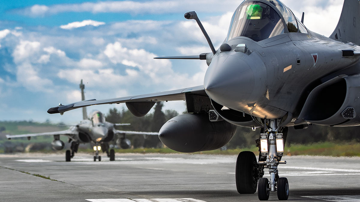 Французские многоцелевые истребители Dassault Rafale