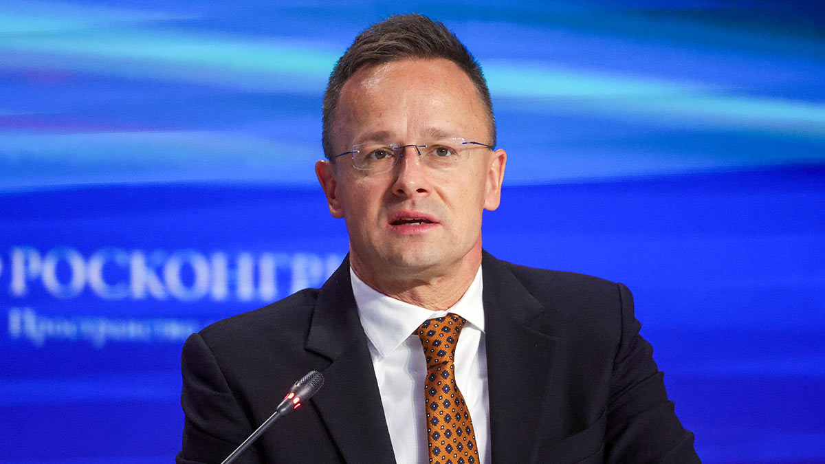 Министр иностранных дел и внешнеэкономических связей Венгрии Петер Сийярто