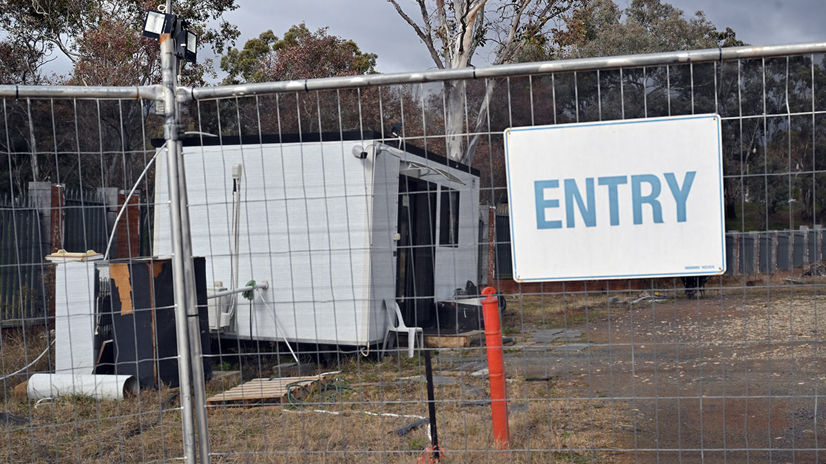 Ситуация на участке для здания посольства РФ в Канберре