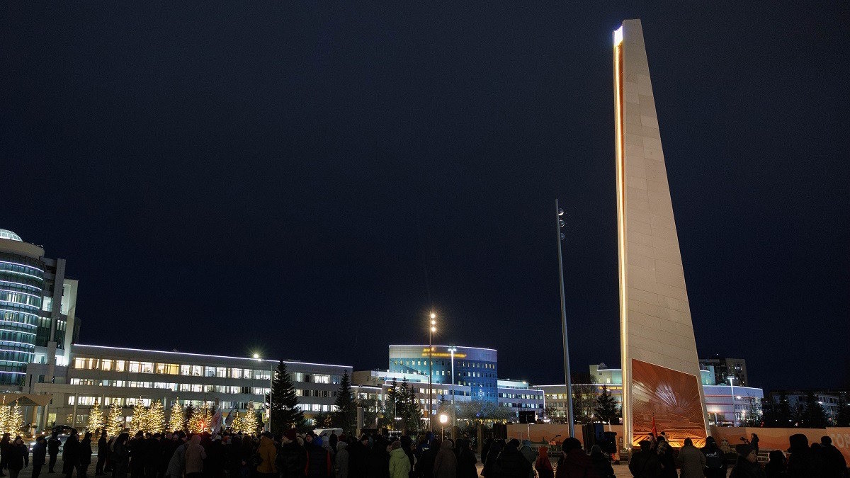 В Верхней Пышме открыли стелу "Город трудовой доблести"