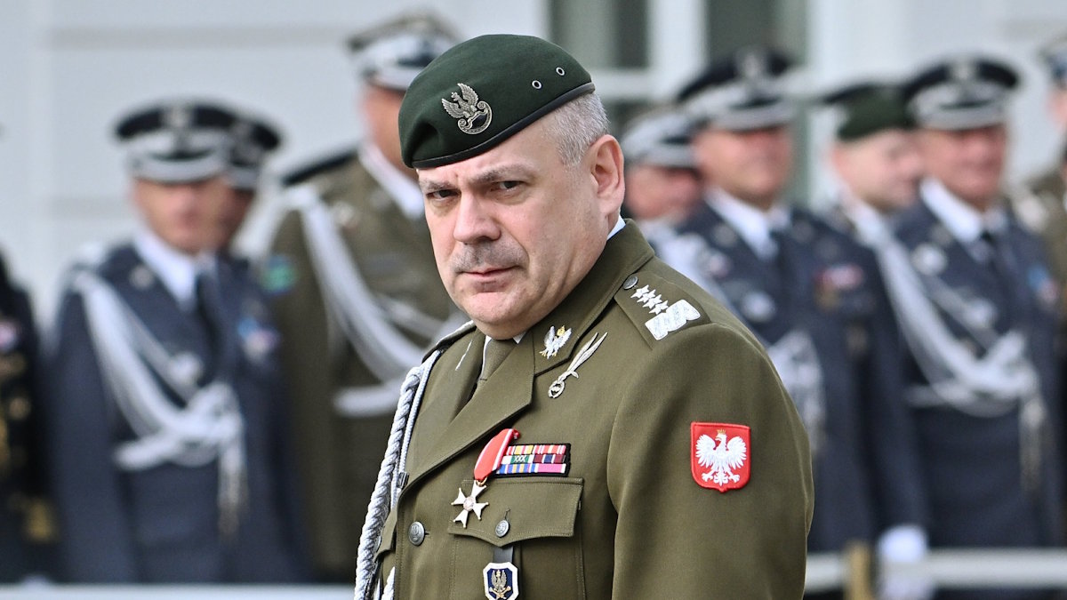 Начальник Генерального штаба Вооруженных сил Польши генерал Веслав Кукула