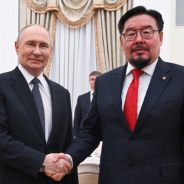 Путин провел встречу в Кремле с премьер-министром Монголии