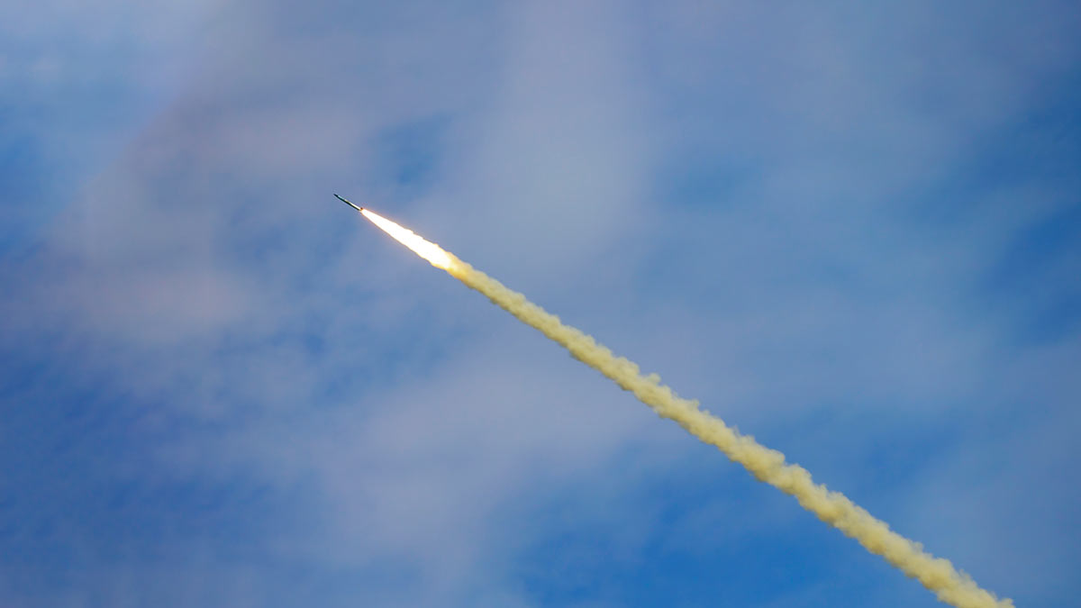 Запуск ракеты ПВО