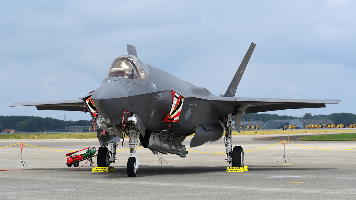 Истребитель Lockheed Martin F-35A военно-воздушных сил самообороны Японии