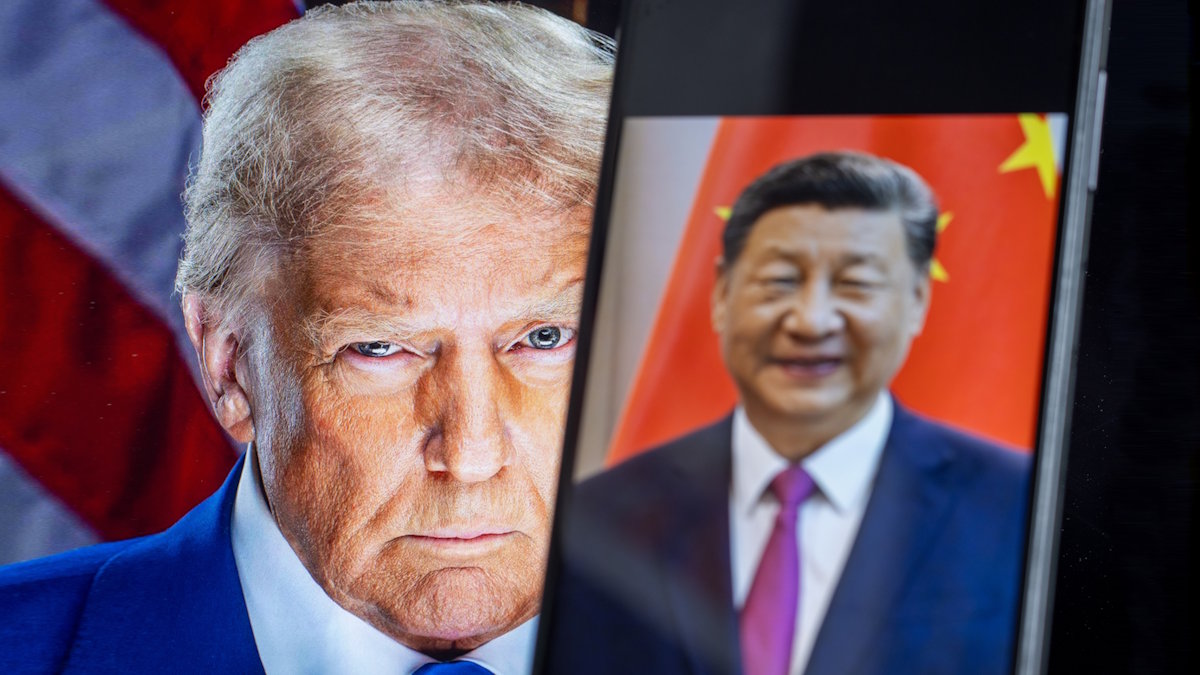 Президент США Дональд Трамп и председатель КНР Си Цзиньпин (иллюстрация)