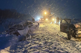 "Лада Веста" столкнулась на встречке с "Ладой Грантой" во время метели в Башкирии, погибли 4 человека