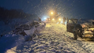 "Лада Веста" столкнулась на встречке с "Ладой Грантой" во время метели в Башкирии, погибли 4 человека