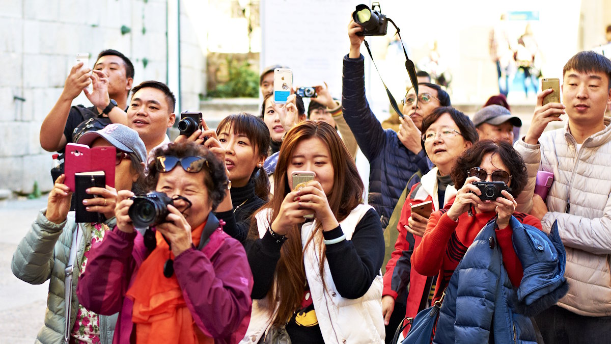 Китайские туристы