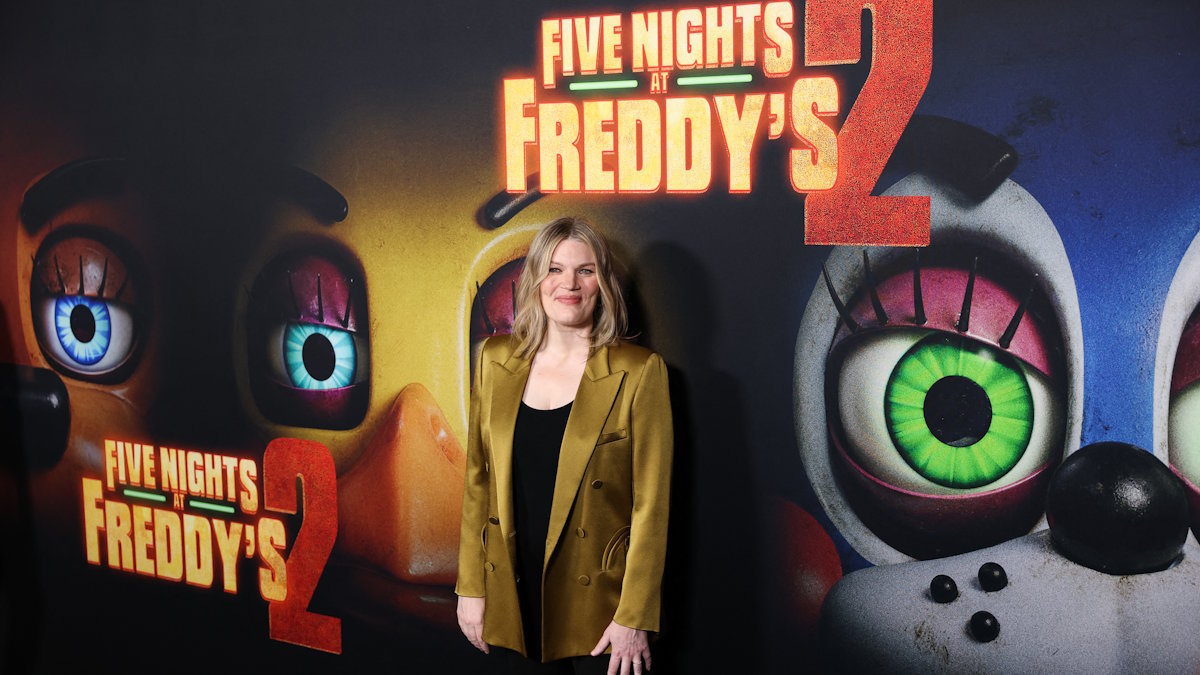 Режиссёр Эмма Тамми на премьере фильма "Пять ночей с Фредди 2"