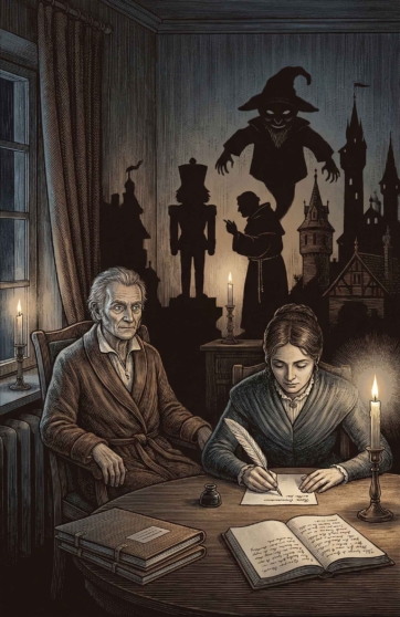 Э.Т.А. Гофман,Последние годы болезнь и диктовка