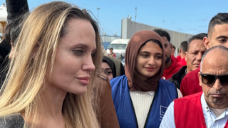 Джоли приехала на границу Египта и Газы