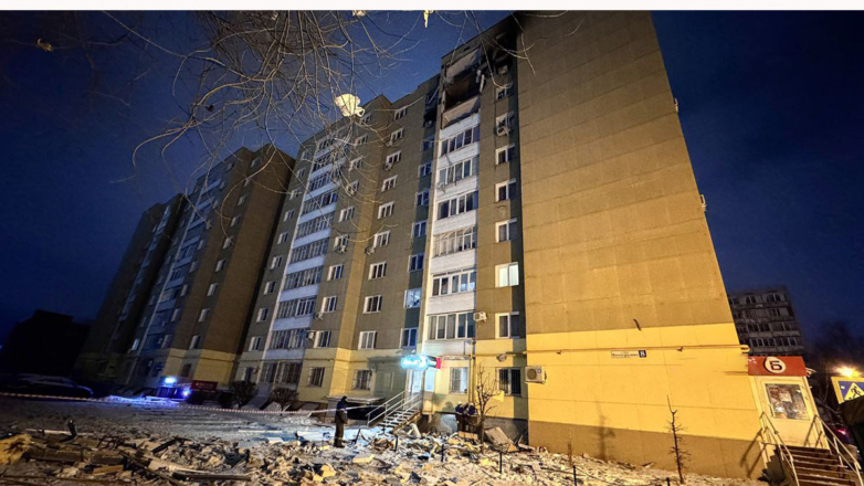 Причиной пожара в многоэтажном доме в Твери, предварительно, стал взрыв бытового газа